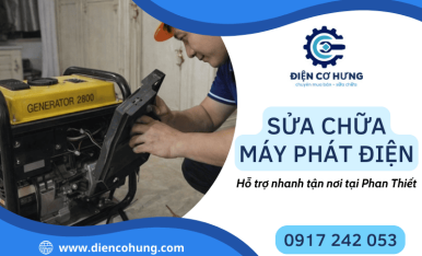 Sửa chữa máy phát điện tại Phan Thiết - Có mặt nhanh, giá hợp lý